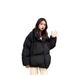 girl Girl Girl Autumn Winter Bread For Female Students, Short Korean Thickened Coat, Loose Versatile BF Harajuku Style Cotton Padded_ecoleips.com