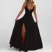 Women's Slim Fit Ruffle Dress Spring 2026 American Style Solid Color Sexy Slit Casual Summer Fashion Dress_ecoleips.com