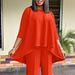 Plus Size African Print Top - Elegant Loose Fit & Irregular Hem (Summer Women's Fashion, Breathable & Stylish)_ecoleips.com