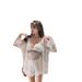 Women's Bohemian Style Openwork Crochet Cardigan High Quality Cotton Sun Protective Outerwear Top_ecoleips.com