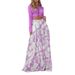 Women's clothing new printed casual suit lapel sexy strap shirt high waist wide leg pants two piece suit_ecoleips.com