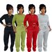 PME Women's Casual Tracksuit Set – Oversized Hoodie & Joggers | Streetwear Loungewear | Winter Comfort | Solid Colors (Gray/Black/Red/Green)_ecoleips.com