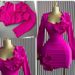 Women's Elegant Bodycon Dress Style Long Sleeved High Waist Floral Decoration Fashion_ecoleips.com