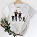Wholesale Cross-border Women's Casual Harajuku Style Short-sleeve Family Matching Outfits T-shirts_ecoleips.com