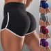 Women's Clothing High Waist Workout Shorts Sexy Lifting Running Shorts With Soft Milk Silk Fabric, Elastic & Breathable - S-XXXL (Black/Blue/Wine/More_ecoleips.com