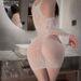 Sex Underwear Passion Seduction Sexy One-piece Mesh Hollow Buttocks Short Skirt Uniform Flirting Sexy Underwear_ecoleips.com