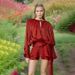 Women's Clothing Sexy Celebrity Style Autumn And Winter New Fashion Niche Pure Desire Hollow Pleated Ribbon Dress Female Trend_ecoleips.com