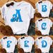 26 English Letters Butterfly Print T-shirt Short Sleeve Women Oversized T Shirt Tops Graphic T Shirts Harajuku Harajuku_ecoleips.com