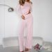 Pink Modal Comfortable Sleeve Long Pants Pajama Set European And American Autumn New Women's Homewear_ecoleips.com
