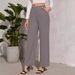 Aria Basics 2025 Cross-Border European And American New Style Spring Autumn Summer Women's Solid Color High Waist Draped Comfortable_ecoleips.com
