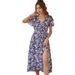 Independently Designed European And American Printed Flowy 2026 Independent Site Sexy Vacation Maxi Dress_ecoleips.com