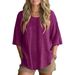 Women's Clothing Casual Split Cotton And Linen Tops And Blouses_ecoleips.com