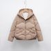 New Splicing Fake Two-piece Hooded Down Jacket For Women's Winter New Warm Casual Bread Jacket Trendy Jacket_ecoleips.com