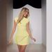 Spring/Summer Women's Pure-Color Round-Neck Dress With Pocket Design, Slimming Waistline And Tailored Fit_ecoleips.com