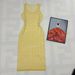 Icy Silk Women's Sleeveless Slim Fit Knit Dress U-Neck Luxury Letter Jacquard Summer New Style Elegant_ecoleips.com