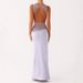 Women's Sexy Lace Hollow Out Backless Low Waist Bodycon Midi Dress – Elegant Evening Party Gown_ecoleips.com