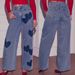 K Love Print Wide Leg Jeans Retro Loose Casual Jeans For Women_ecoleips.com