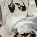 Trendy Brand Printed Hooded Sweatshirt Women's Heavyweight Fleece Lined Thickened Loose Fitting Pullover Top Autumn Winter 2025 New Style_ecoleips.com
