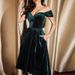 Casual Sleeveless High Waist Velvet Dress Fashion Backless Hollow Out Pleated Party Dress Elegant Lady V-neck Solid Maxi Dresses_ecoleips.com