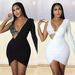 Voya Voya Women's Summer New Product European And American Women's Fashion Sexy Tight Rhinestone One-Shoulder Dress_ecoleips.com