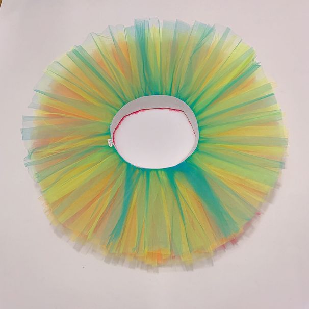 Adult Sexy Half Mesh Puff Tutu Short 5-Layer Gauze Cake Performance Skirt_ecoleips.com