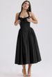 2026 New Summer Slim-fit Suspender Dress, European And American Fashion Printed Neck Lace Dress_ecoleips.com