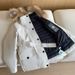 girl High-End Goose Fur Collar Workwear Down Jacket Women's Mid-Length Slim Waist 2024 New Parka Thickened Winter_ecoleips.com