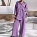 Women's Clothing Printed Shirt Printed Trousers Set_ecoleips.com