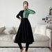 New Muslim Swimsuit Women's Conservative Swimsuit Snakeskin Print High Collar Full Body Bikini Swimsuit_ecoleips.com