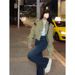 American Retro High-end Long-sleeve Flight Baseball For Women, Autumn Short Cardigan Jacket Top_ecoleips.com