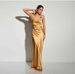 Women's Clothing Backless satin pleated suspender long skirt slim figure showing skirt dress sexy small dress seaside vacation women_ecoleips.com