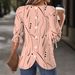 2025 Cross-Border European And American New Round Neck Mid-Sleeve Loose Printed Shirt Women's Top_ecoleips.com