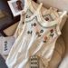 Bohemian Ethnic Style Mid-Length With Fairy Round Neck Hollow Embroidery Small Strap Dress For Women_ecoleips.com