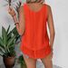 2026 New European And American Trade Tank Top, Strapless Sleeveless Double-Layer Cake Hem T-Shirt Top For_ecoleips.com