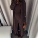 Women's Summer Casual Three Piece Set Long Coat Vest Wide Leg Trousers Suit Style Clothing_ecoleips.com