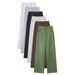 Suitable For All Seasons 2025 New Linen Loose Wide-Leg Women's Cotton-Linen Draped High-Waist Nine-Point Slimming Casual Straight-Leg Long Pants_ecoleips.com