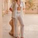 Women's Clothing Beach Loose Short Sleeved Shirt Casual Trousers Hollow Perspective Sexy Holiday Sunscreen Shirt Suit_ecoleips.com