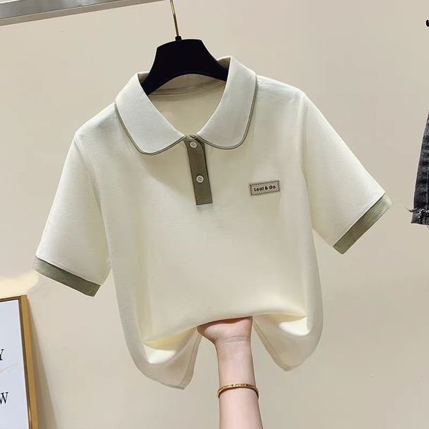 Women's Clothing Fashionable Color Block Loose Fitting Shirt Ethnic Style Trendy Style Jeans Set Women's Clothing Suit_ecoleips.com