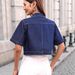 Women's Summer Casual Washed Denim Jacket Top European And American Popular New Cross Border Style for 2026_ecoleips.com