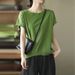 This Summer's Versatile, Stylish, And Youthful Korean-Style Short-Sleeved Top Is A Popular Choice. Its Loose Fit And Rou_ecoleips.com