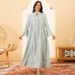 Verve New Muslim Women's Robe Elegant Sequin Embroidered Long Dress Saudi Dubai_ecoleips.com