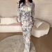Women's Clothing New Goddess Style Fashion Temperament Lady Silky Comfortable Suit_ecoleips.com