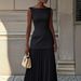 2025 European And American Women's Fashion Cross-Border Solid Color Sleeveless Vest + Knitted Skirt Two-Piece Set_ecoleips.com