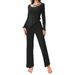 Voya Women's Sexy Design Home Set For Spring And Summer, Comfortable Temperament, Slim Fit Two-piece Set For Women_ecoleips.com