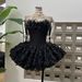 Women's Clothing Tulle Ballet Skirt Boning And Tie Up Bodice Paired With Matching Shorts Women's Dress Skirts_ecoleips.com