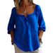 New Women's Clothing Casual V-Neck Long Sleeve Pullover Top Various Colors Fashionable Comfortable Top For Women_ecoleips.com