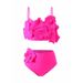 Women's 3D Floral Decorated Camisole Bikini Set European Style Sexy Summer Vacation Fashion Sleeveless Wire-Free Polyester_ecoleips.com