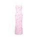 AD184 Foreign Trade Cross-Border Spring New Printed Plaid Cherry Sleeveless Strap Sexy Fashion Bodycon Dress_ecoleips.com