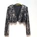 Aria Basics Aria Basics High-End European And American Export Sequin Vacation Style Short Jacket Women's Fashion Beaded Small Blazer Unique Top_ecoleips.com