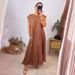 2024 Autumn Winter New Cross-border European American Fashion Round Neck Sleeveless Pleated Dress Women's_ecoleips.com